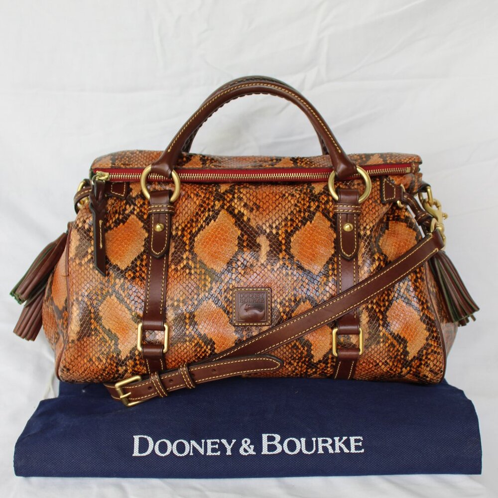 Dooney & Bourke Snakeskin python leather Florenti… - image 1